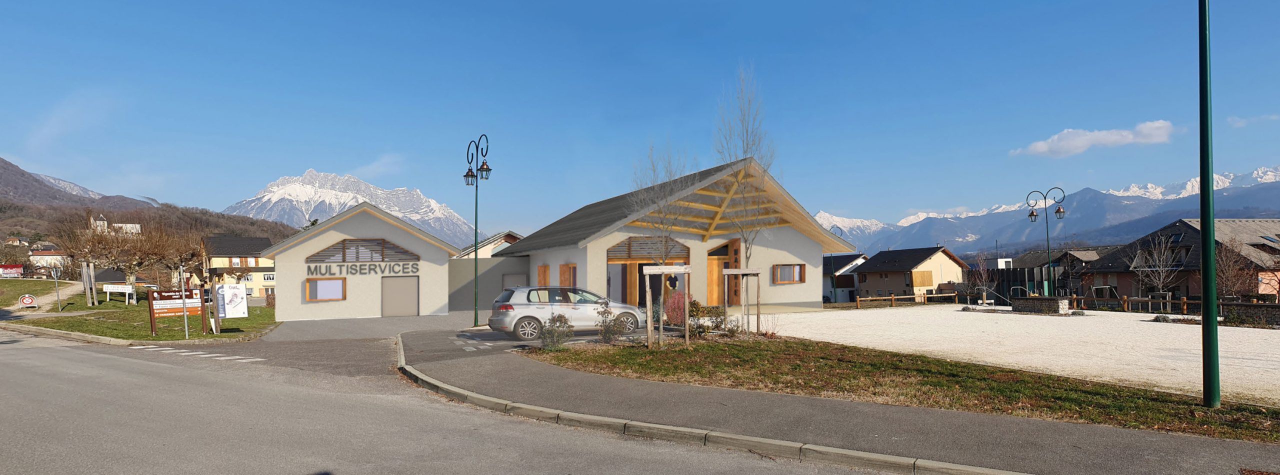 Local commercial communal à louer sur la commune de Cruet
