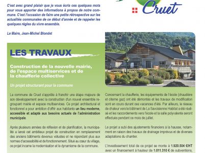 Echo des villages – Juillet 2025