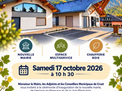 Inauguration des nouveaux équipements