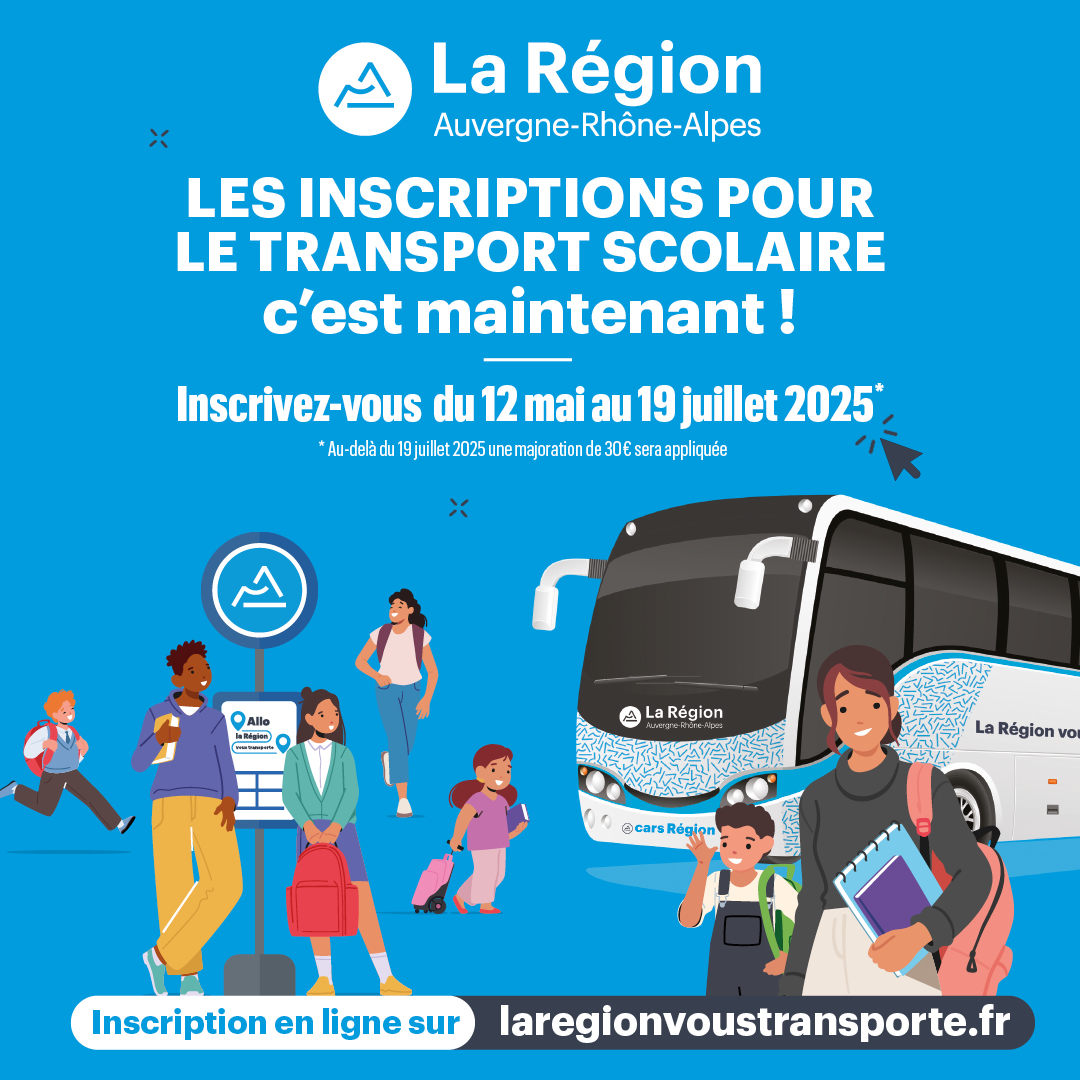 Inscriptions pour le transport scolaire