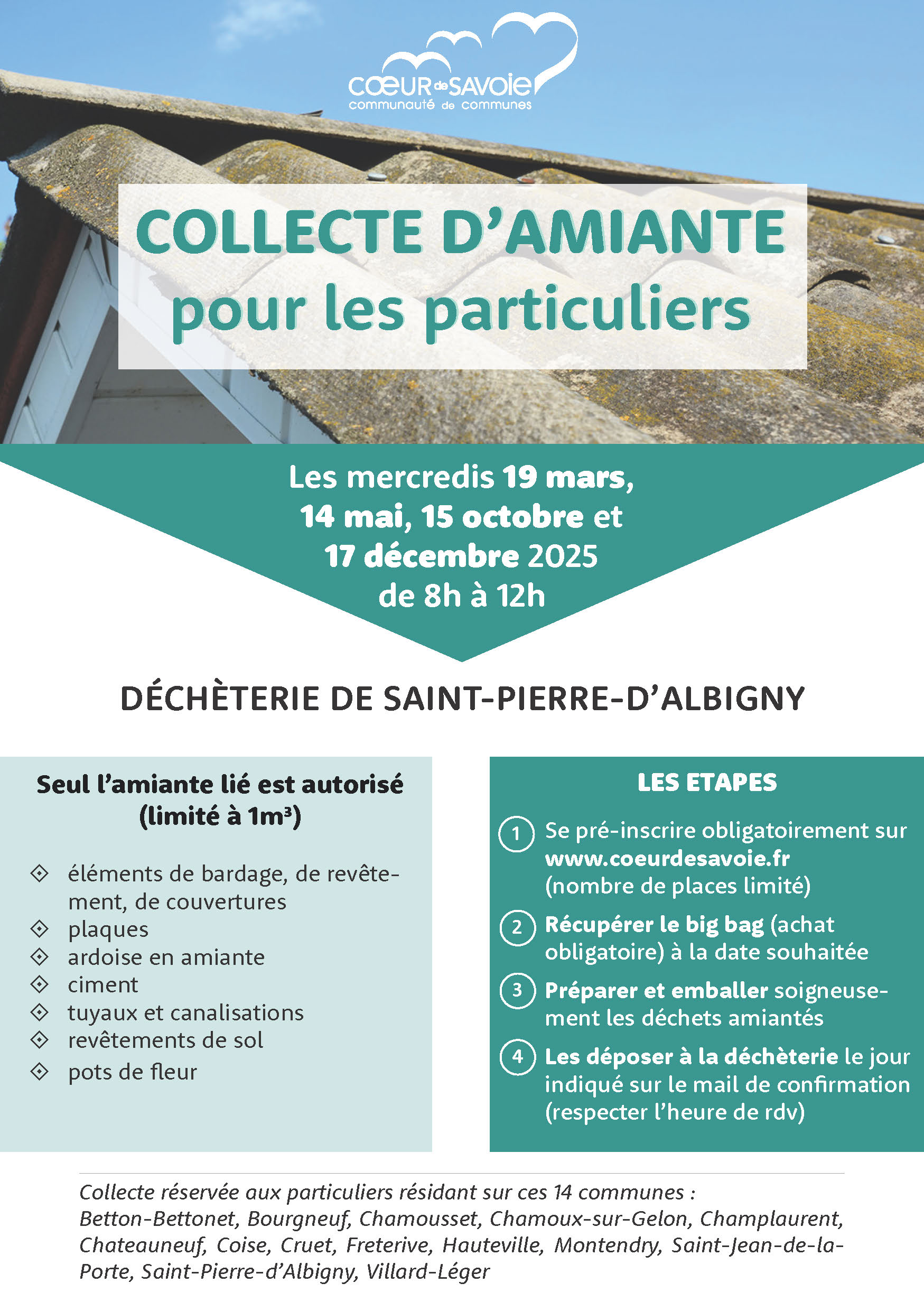 Collecte d’amiante pour les particuliers
